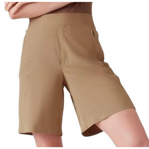 Athleta Brooklyn Bermuda Shorts Packable Featherweight Stretch Plus Size NWT